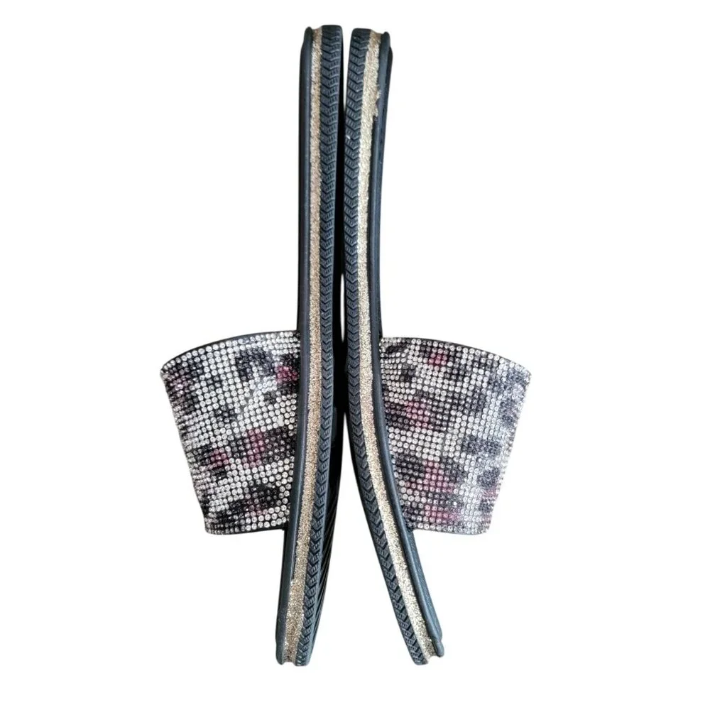 Juicy Couture Womens Rhinestone Slide Sandals Size 10 - Picture 3 of 8